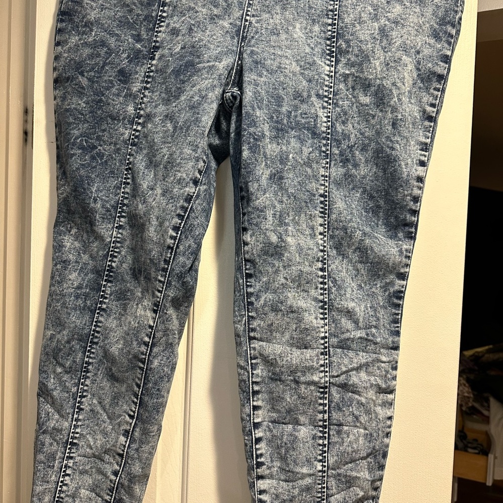 Fashio to figure jeans worn once and they don’t fit popped tag can not return